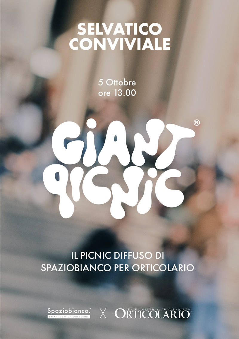 Giant Picnic. Il picnic diffuso di Spaziobianco x Orticolario